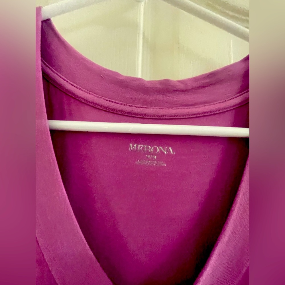NWT Merona Short sleeve light purple color